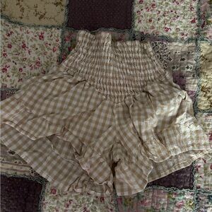 Gingham Checkered Women's Shorts